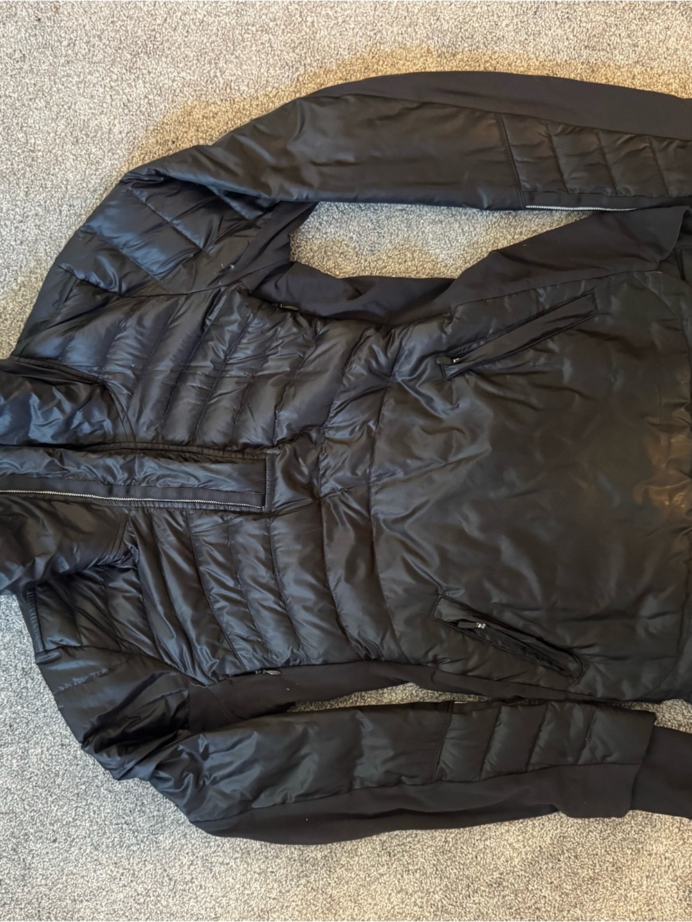 lululemon athletica Black Quilted Puffer Jacket